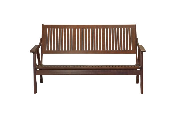 Диван-скамья Массив решетка, каркас орех-3