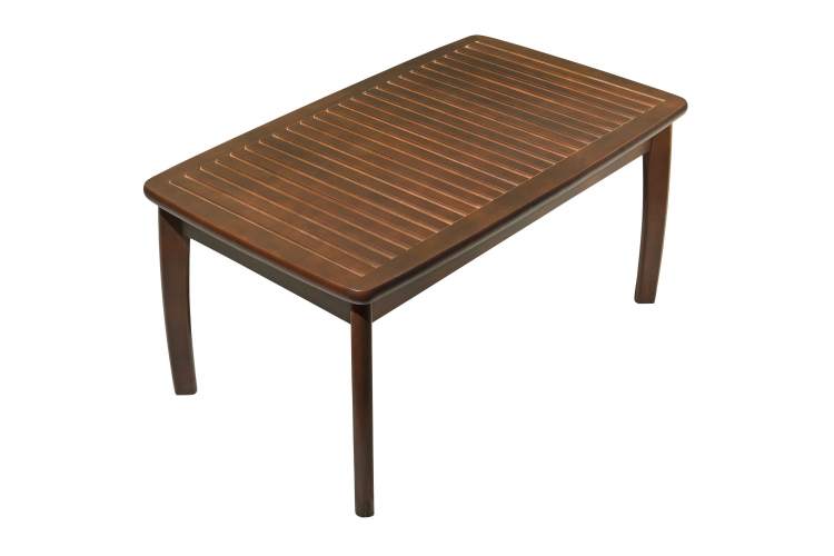 Стол журнальный Массив решетка орех-1