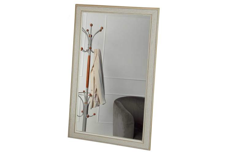 Зеркало Васко В 61Н белый ясень/золото 110 см х 60 см-1