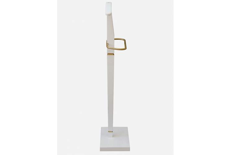 Вешалка костюмная Васко В 70 белый ясень/золото-2