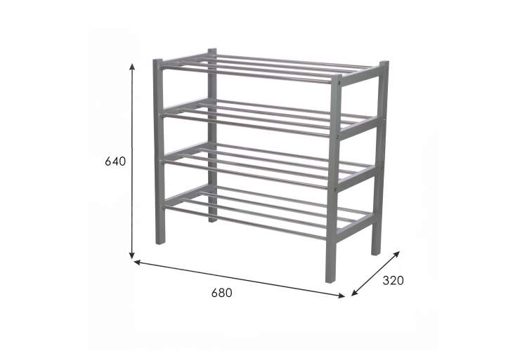 Комплект обувниц Атлас серый (2 шт)-5