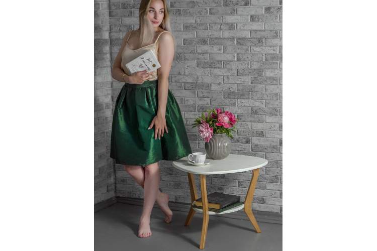 Стол журнальный BeautyStyle 15 белый/бук-8