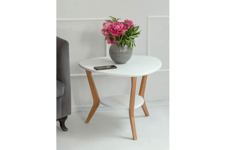 Стол журнальный BeautyStyle 15 белый/бук-9