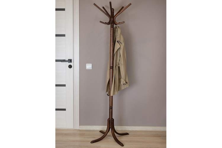 Вешалка напольная В 8Н тёмно-коричневый-9