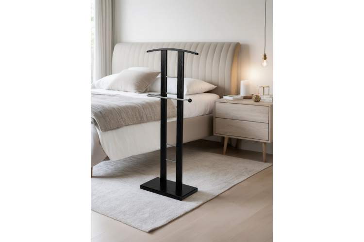 Вешалка костюмная ГАЛАНТ 321 металлик/венге-8