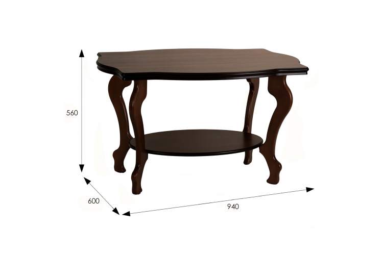 Стол журнальный Берже 1 темно-коричневый-14