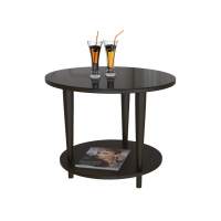 Журнальный стол Стол журнальный BeautyStyle 10 венге/стекло черное