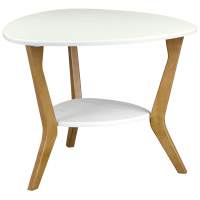 Стол журнальный BeautyStyle 15 белый/бук в гостиную