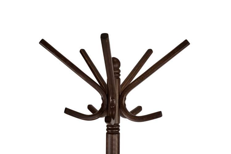 Вешалка напольная В 8Н тёмно-коричневый-1