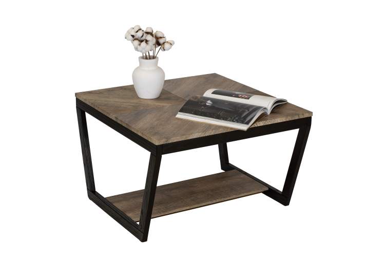 Стол журнальный BeautyStyle 32 дуб крымский состаренный/венге-8