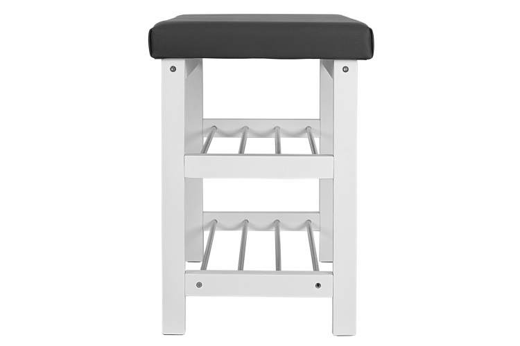 Банкетка BeautyStyle 4 белый/экокожа серый-2