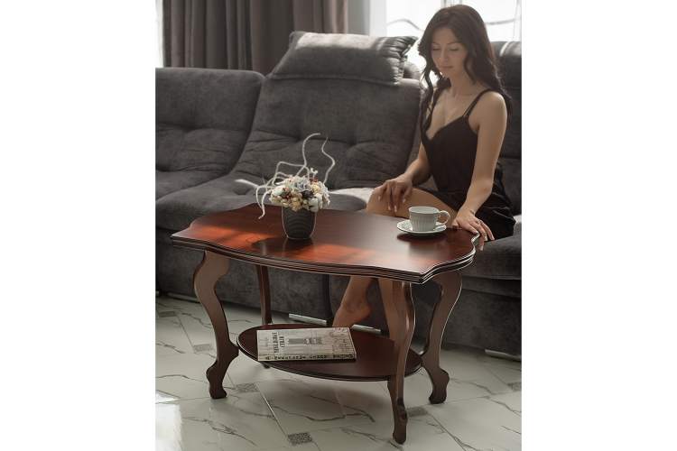 Стол журнальный Берже 1 темно-коричневый-6