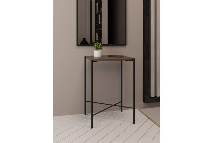 Стол журнальный Лори дуб браун/черный-7