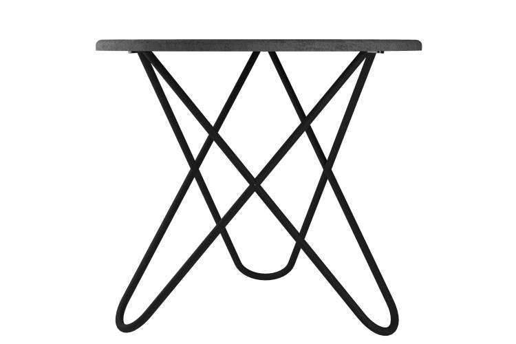 Стол журнальный BeautyStyle 20 серый бетон/черный-1