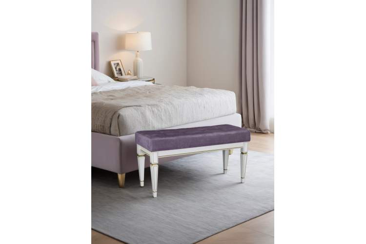 Банкетка Мерана ясень/ATLANTA LILAC-3