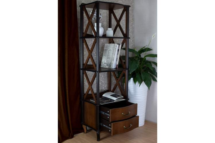 Этажерка Джульетта 3 уровня, орех Л-8