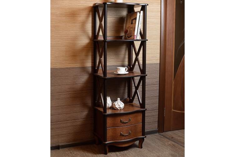 Этажерка Джульетта 3 уровня, орех Л-10