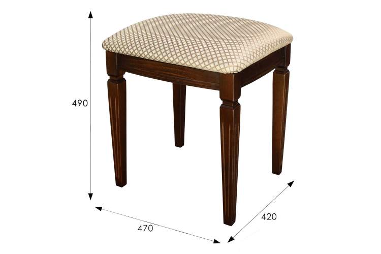 Банкетка Васко В 107Н орех, Атина золотой-3