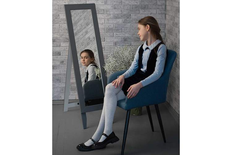 Зеркало напольное BeautyStyle 1 серый графит 138 см х 35 см-5