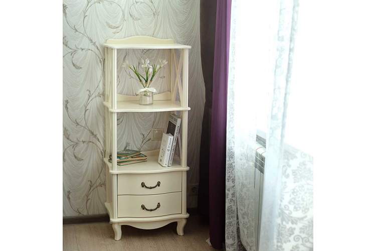 Этажерка Джульетта 2 уровня, дуб шампань Л-8