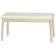 Скамья для прихожей мягкая, экокожа крем, каркас лак