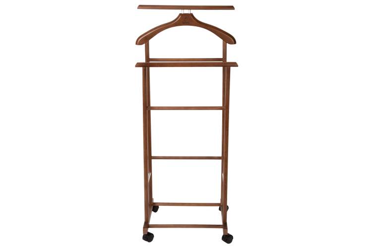 Вешалка костюмная на колесах В 22Н средне-коричневый-1