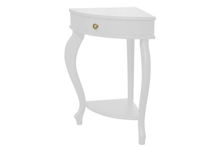 Консоль угловая Элегант молочный дуб Л