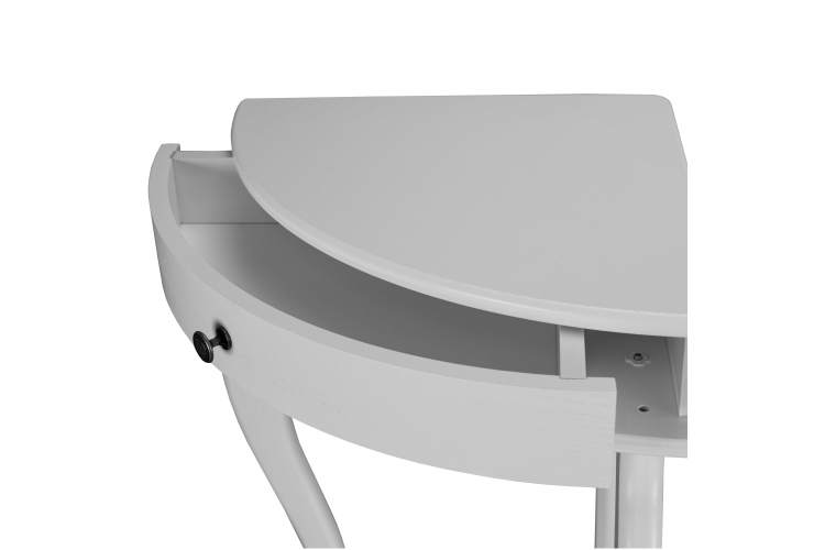 Консоль угловая Элегант молочный дуб Л-8