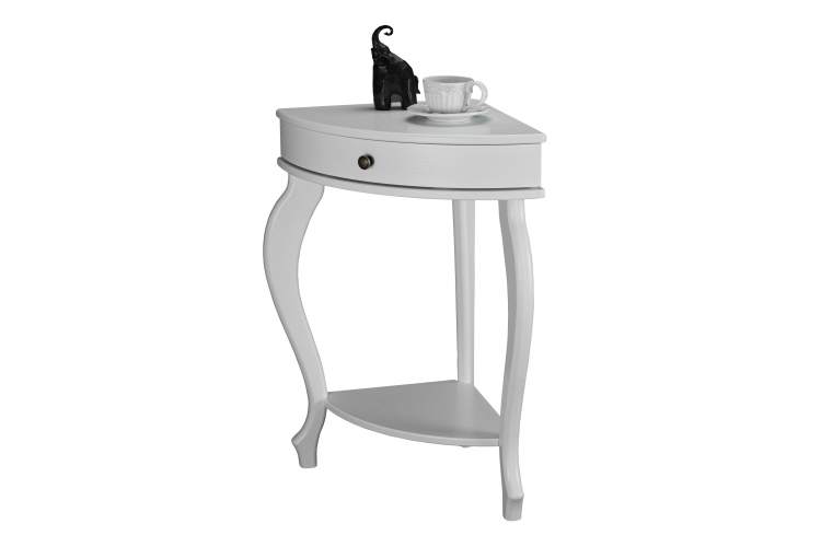 Консоль угловая Элегант молочный дуб Л-10