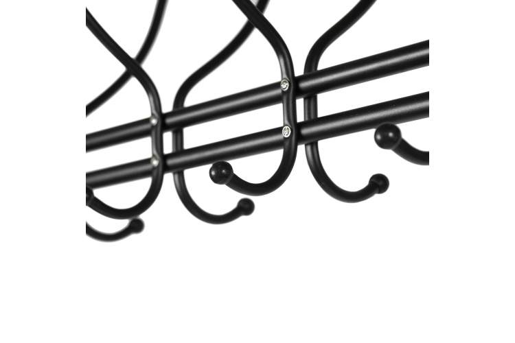 Вешалка напольная на колесах М 11 чёрный-5