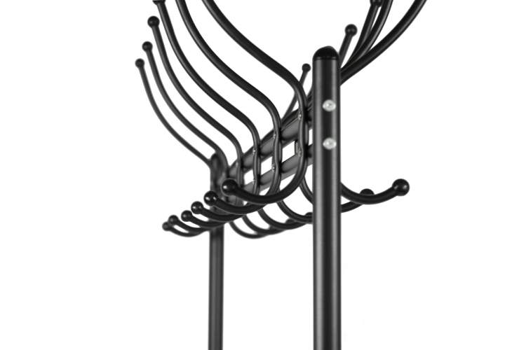 Вешалка напольная на колесах М 11 чёрный-6