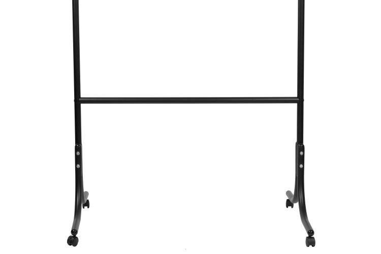 Вешалка напольная на колесах М 11 чёрный-10
