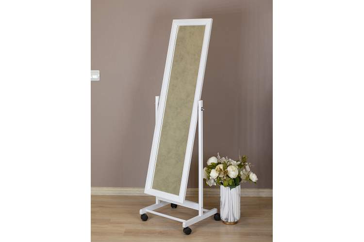 Зеркало напольное В 27Н белый 137 см х 42,5 см-11