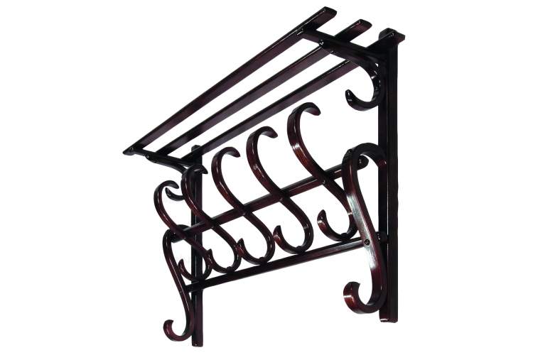 Вешалка настенная В 7Н махагон