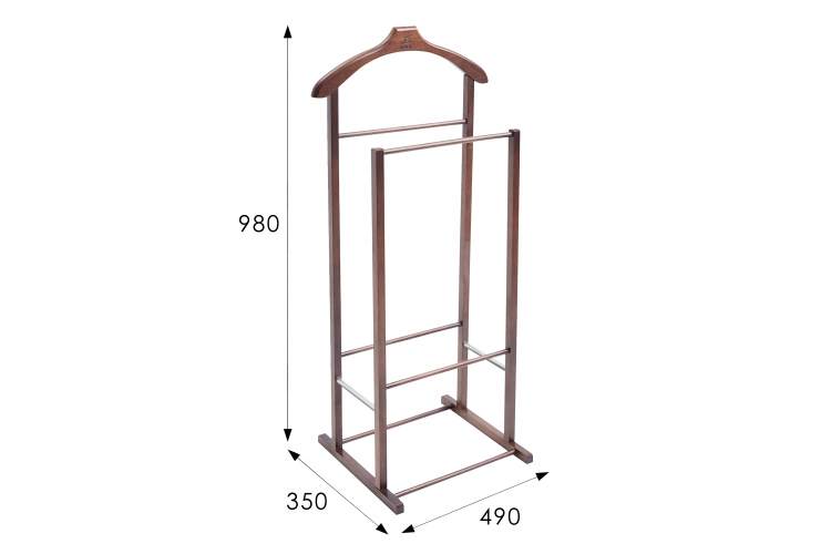Вешалка костюмная В 27Н средне-коричневый-3
