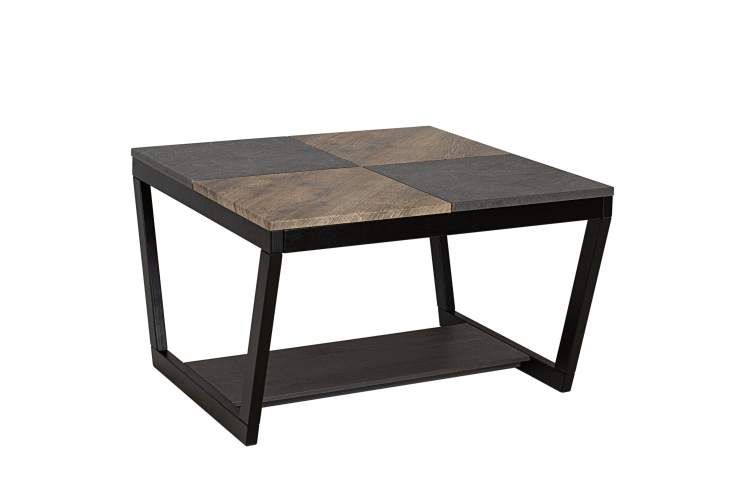 Стол журнальный BeautyStyle 32 дуб крымский состаренный/серый бетон/венге