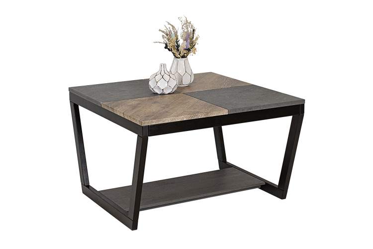 Стол журнальный BeautyStyle 32 дуб крымский состаренный/серый бетон/венге-10