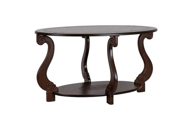 Стол журнальный Овация (М) темно-коричневый-1