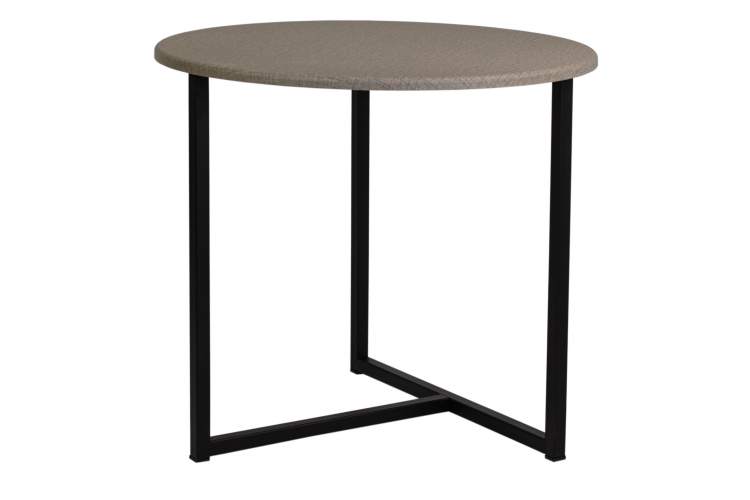 Стол журнальный BeautyStyle 27 текстиль темный/черный