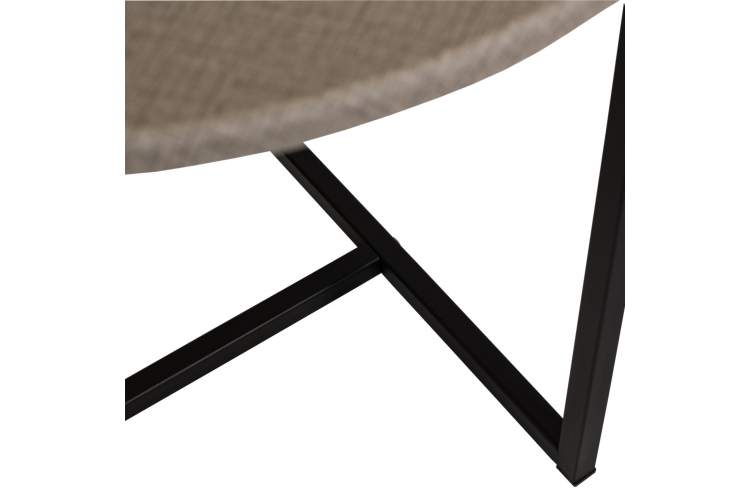 Стол журнальный BeautyStyle 27 текстиль темный/черный-4