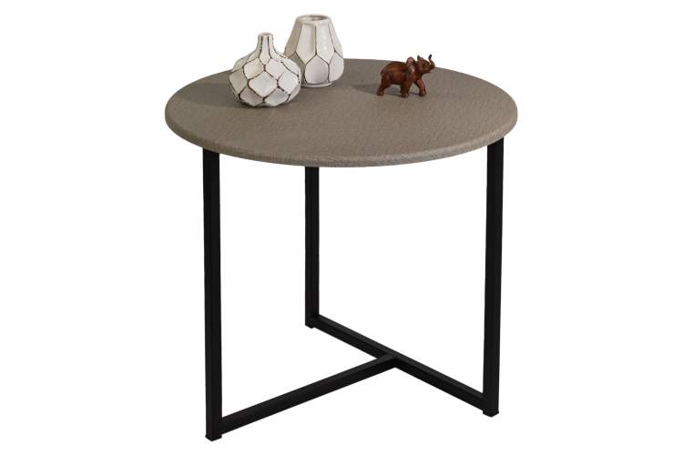 Стол журнальный BeautyStyle 27 текстиль темный/черный-5