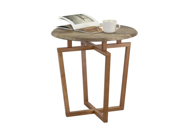 Стол журнальный Рилле 440 пленка дуб крымский состаренный/ бук-5