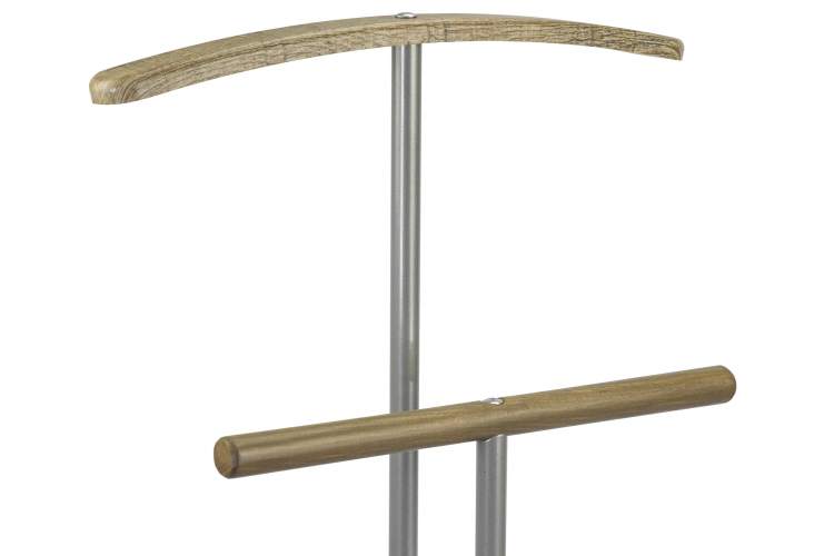 Вешалка костюмная Дэви 2 металлик/дуб крымский состаренный-3