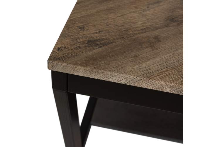 Стол журнальный BeautyStyle 32 дуб крымский состаренный/серый бетон/венге-9