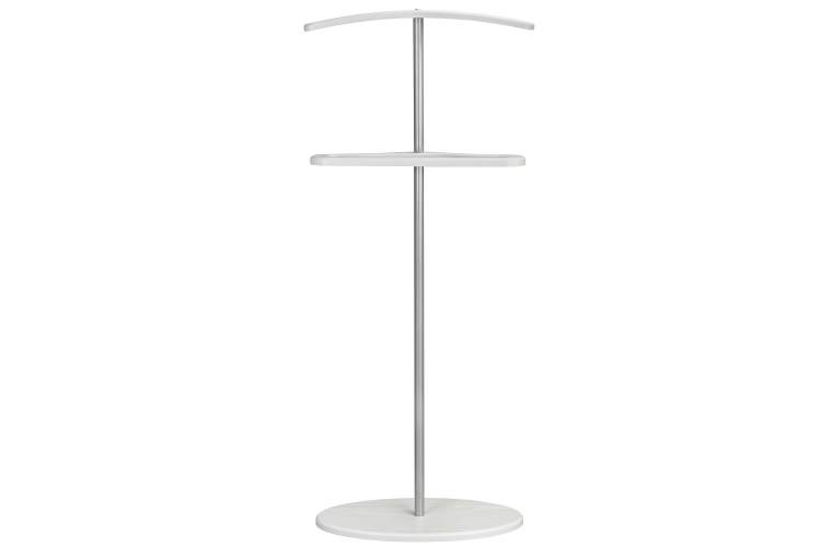 Вешалка костюмная Дэви 3 металлик/белый-1