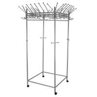 Вешалка напольная на колесах Пико 23 металлик