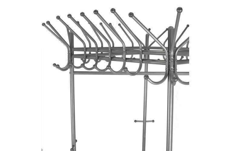 Вешалка напольная на колесах Пико 23 металлик-2