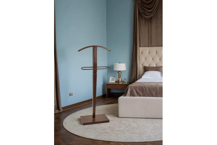 Вешалка костюмная Васко В 70 темно-коричневый/патина-10