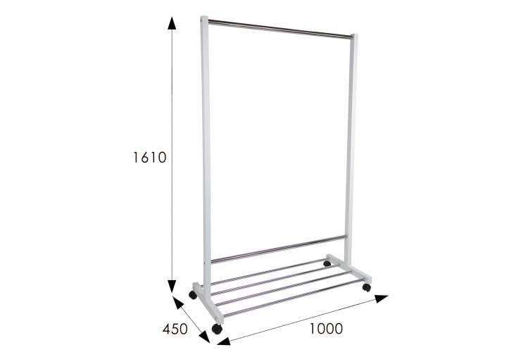 Вешалка напольная В 35Н белый-4