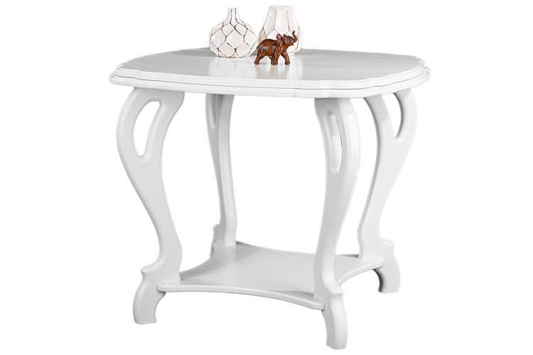 Стол журнальный Кофейный П молочный дуб Л-6